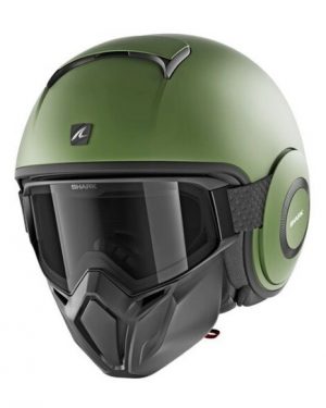 Casque SHARK Street Drak Blank Mat (Kaki Mat)