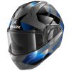 Casque SHARK EVO-GT Tekline (Gris/Noir/Bleu)