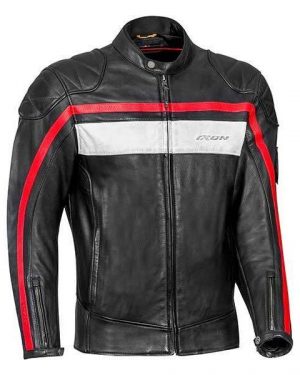 Blouson IXON Pioneer (Noir/Blanc/Rouge)