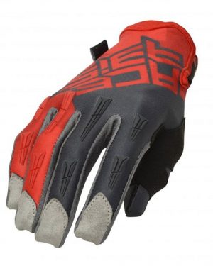 Gants ACERBIS MX X-H (Rouge/Gris)