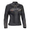 Blouson IXON Draco Lady (Anthracite/Noir/Or)