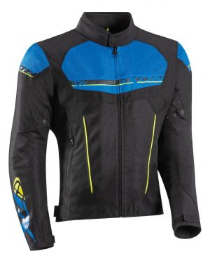 Blouson IXON T-Rex (Noir/Bleu/Jaune)