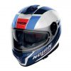 Casque NOLAN N80-8 Mandrake N-Com (Blanc/Bleu/Rouge)