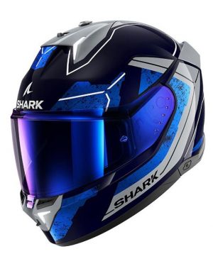 Casque SHARK Skwal i3 Rhad (Bleu/Gris/Noir)