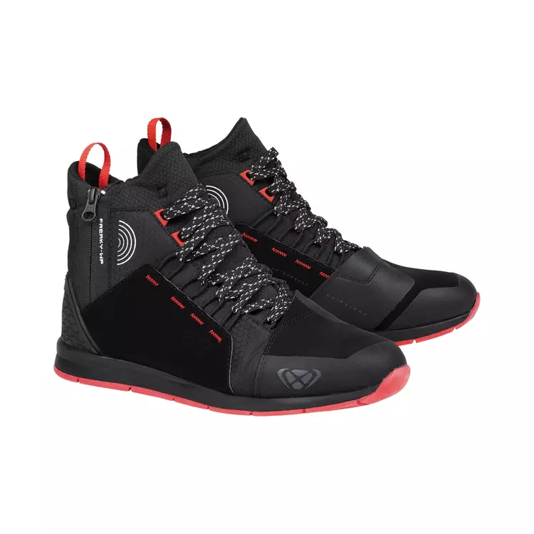Baskets IXON Freaky WP (Noir/Rouge/Blanc)