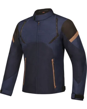 Blouson IXON Striker Retro (Noir/Navy/Marron)
