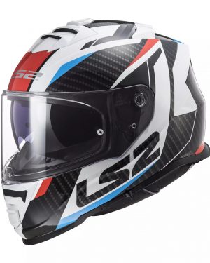 Casque LS2 Storm II Racer (Red/Blue)