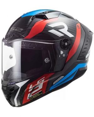 Casque LS2 Thunder Carbon Supra (Red/Blue)