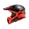 Casque LS2 Fast Evo Roar (Matt Black/Red)