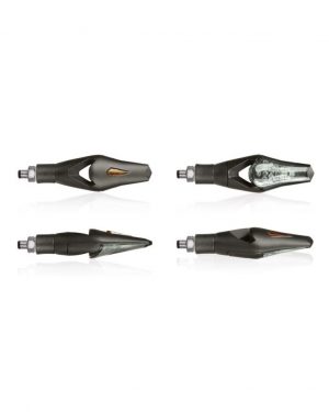 Clignotants à LED CHAFT Hecker (Noir/Fumé)