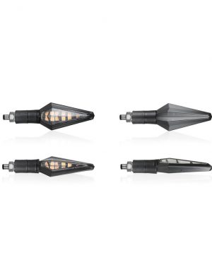 Clignotants à LED CHAFT Teaser (Noir/Fumé)