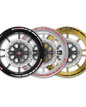 Liserets de jantes MaxiScooters BARRACUDA (Noir)