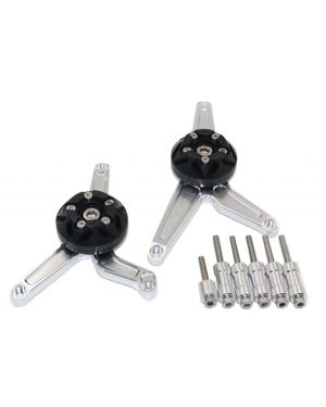 Kit Protection de Carters CNC Anodisés Noir SIFAM PRC5N