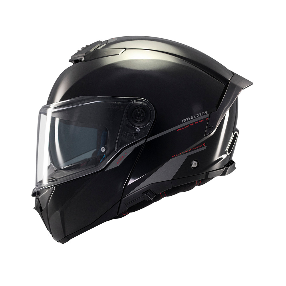 Casque MT Atom 2 SV Solid A1 (Gloss Black)