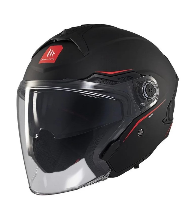 Casque MT Cosmo SV Solid A1 (Matt Black)