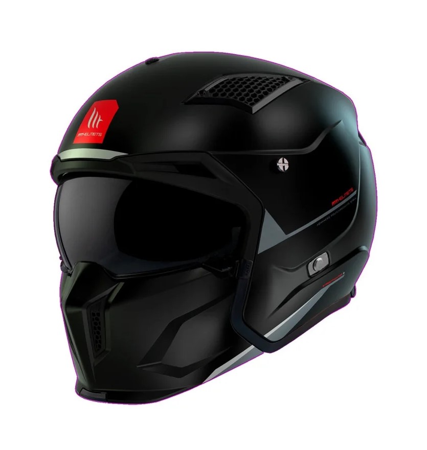 Casque MT Streetfighter SV S Solid A1 (Matt Black)