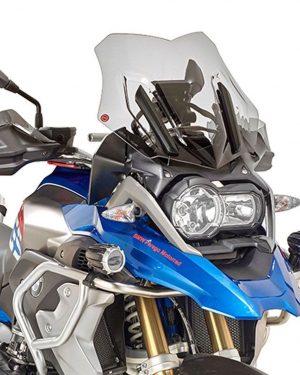 Bulle basse et sportive fumée GIVI D5124B pour BMW R 1200 GS (13-18)/R 1250 GS (19-24)