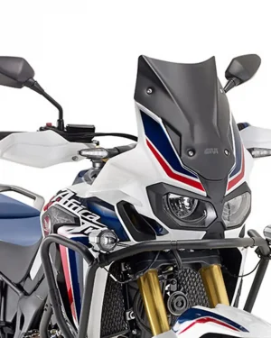 Bulle basse et sportive noir mat GIVI D1144BO pour HONDA CRF 1000L Africa Twin (16-19)