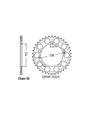 Couronne SIFAM 25124CZ43