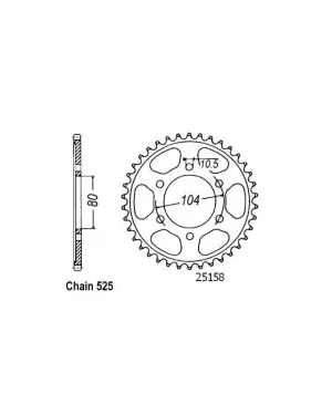 Couronne SIFAM 25158CZ42