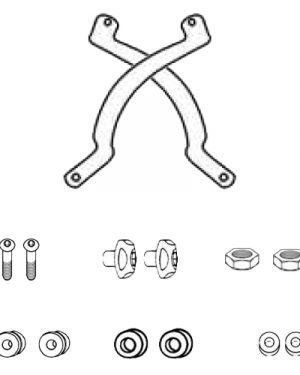 Kit de fixation GIVI D330KIT pour bulle 330DT