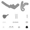 Kit de renfort GIVI D5131KIT pour bulles 5124D et 5124DT
