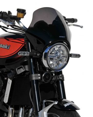 Saute Vent Universel Noir Clair ERMAX Nasty pour Honda CB 900 F Hornet/CB 1100 (13-)