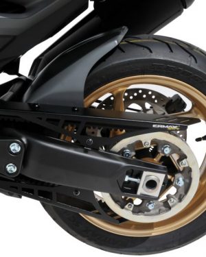 Garde boue arrière en 2 parties Noir Satin ERMAX pour Yamaha T-Max 560 (20-21)