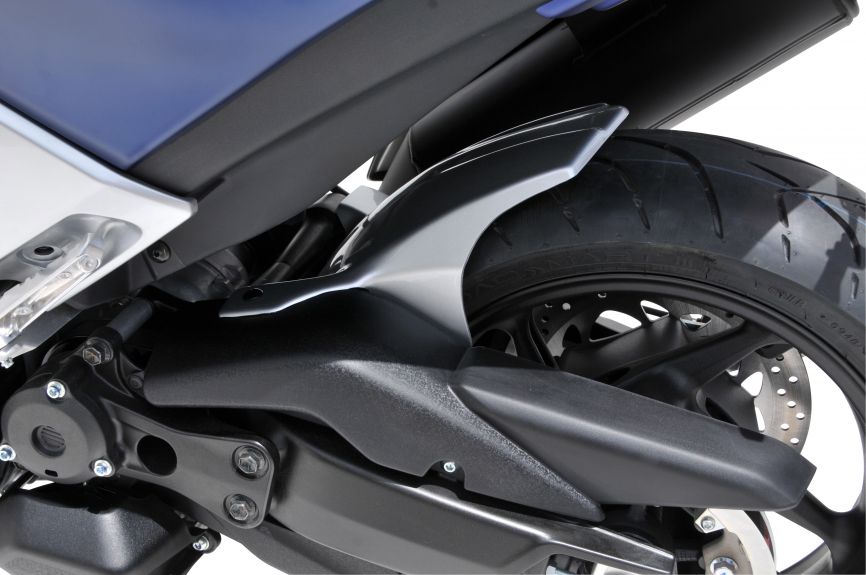 Garde boue arrière Noir Satin ERMAX pour Yamaha T-Max DX/SX (17-19)