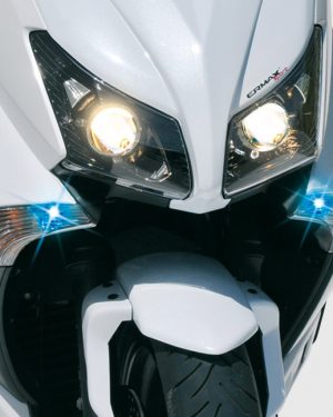 Paire de Veilleuses à LED Bleu ERMAX pour Yamaha T-Max 530 (12-14)