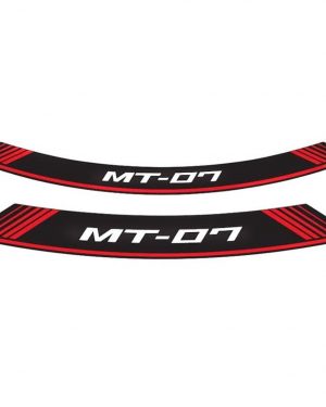 Liserets de jantes en arc PUIG X8 YAMAHA MT-07 (Rouge)