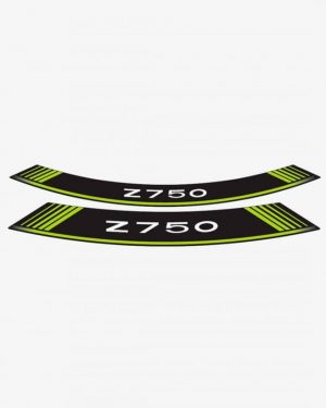 Liserets de jantes en arc PUIG X8 KAWASAKI Z 750 (Vert)