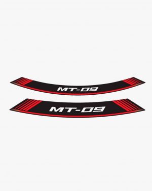 Liserets de jantes en arc PUIG X8 YAMAHA MT-09 (Rouge)