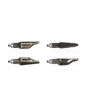 Clignotants à LED CHAFT Addict (Noir/Fumé)