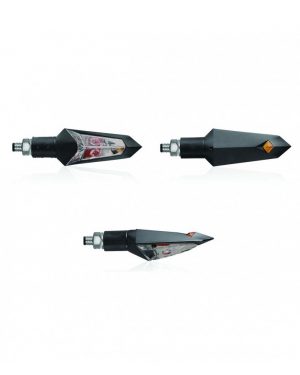 Clignotants CHAFT Trooper (Noir Mat/Fumé)