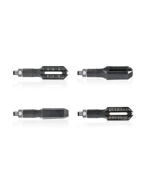 Clignotants à LED CHAFT Douglas (Noir/Fumé)