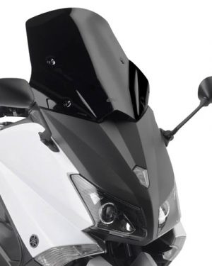 Bulle basse et sportive noir verni GIVI D2013B pour Yamaha T-MAX 530 (12-16)