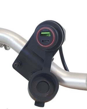 Chargeur USB QC3.0 + USB type C CHAFT IN792