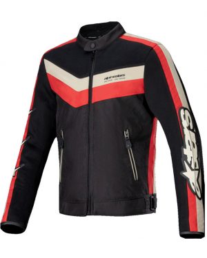 Blouson ALPINESTARS T-Dyno Air (Noir/Rouge Vif/Ecru)