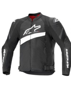 Blouson ALPINESTARS T-GP Plus R V4 Airflow (Noir/Blanc)