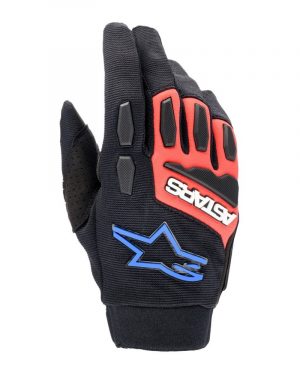 Gants ALPINESTARS Full Bore XT (Noir/Rouge Vif/Bleu)