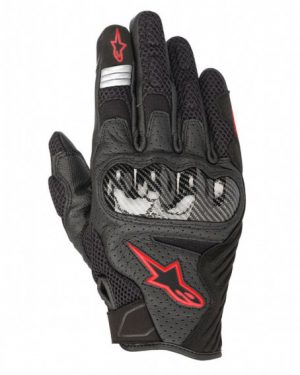Gants ALPINESTARS SMX-1 Air V2 (Noir/Rouge Fluo)