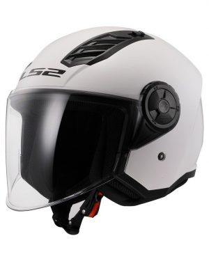 Casque LS2 Airflow II Solid (Gloss White)