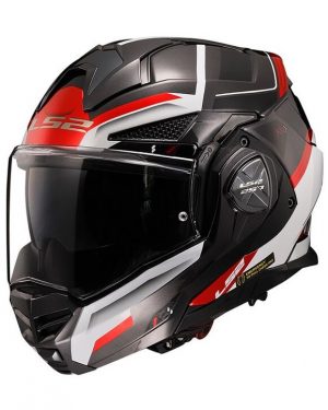 Casque LS2 Advant X Spectrum (Black/White/Red)