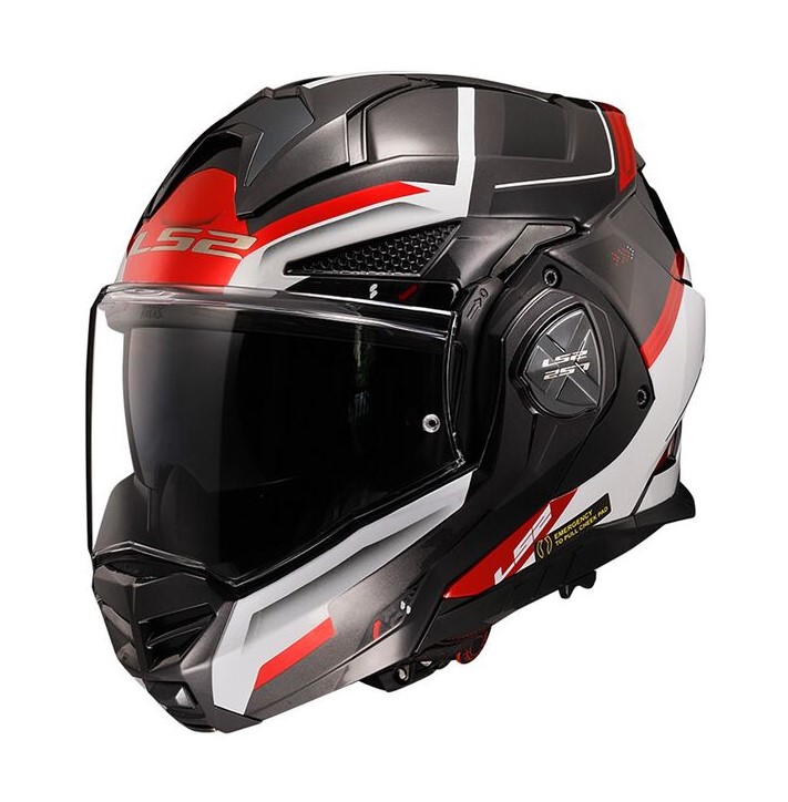 Casque LS2 Advant X Spectrum (Black/White/Red)