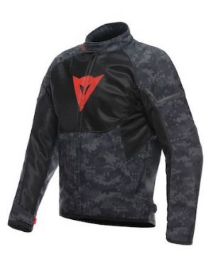 Blouson DAINESE Ignite Air (Camo Gris/Noir/Rouge Fluo)