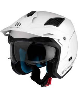 Casque MT District SV S Solid A0 (Gloss White)