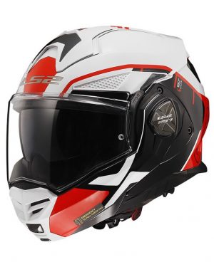 Casque LS2 Advant X Metryk (White/Red)