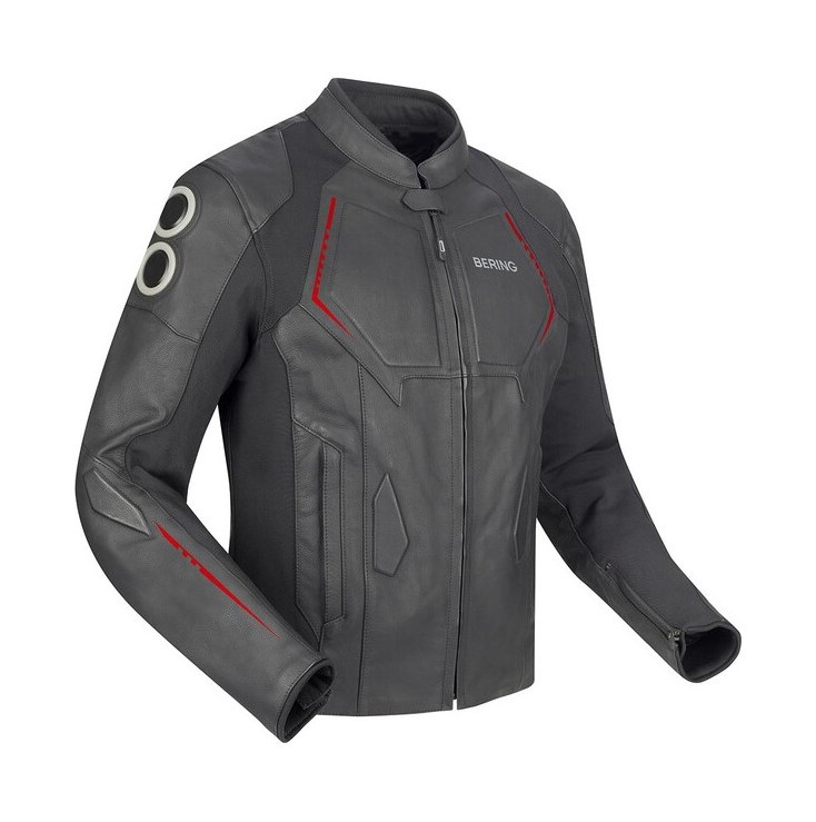 Blouson BERING Radial (Noir/Rouge)