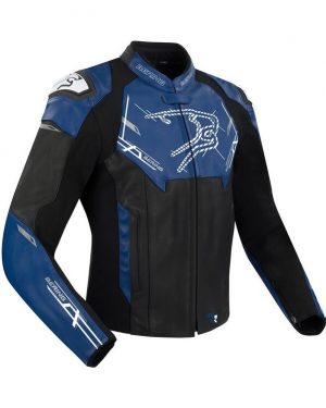 Blouson BERING Snap (Noir/Bleu)